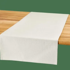 RECYCLE Chemin De Table Blanc Cassé