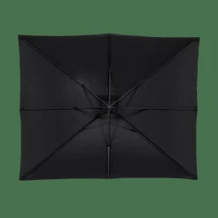 RIVA Parasol Déporté Sans Pied De Parasol Noir