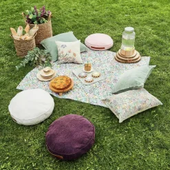 RONDI Coussin Matelas Mauve