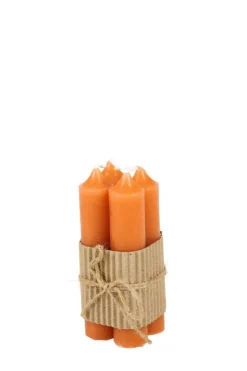 SHORTY Bougies Dîner Orange
