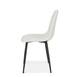 SILKE Chaise De Salle à Manger Bouclette
