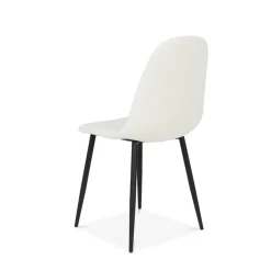 SILKE Chaise De Salle à Manger Bouclette