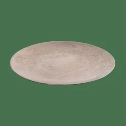 SILVERFOIL Assiette Déco Argent