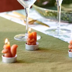 SQUIRREL Bougies Chauffe-plat Set De 6 Brun