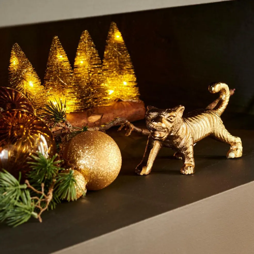 TIGER Tigre Décoratif Doré
