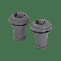 VACUVIN Bouchons à Vin Set De 2 Gris