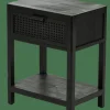 WEBSTER Table De Chevet Noir