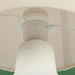 WHITESTONE Lampe De Table Avec Abat-jour E27 Blanc Cassé