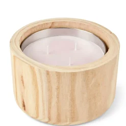 WOOD Recharge Bougie De Jardin Mauve